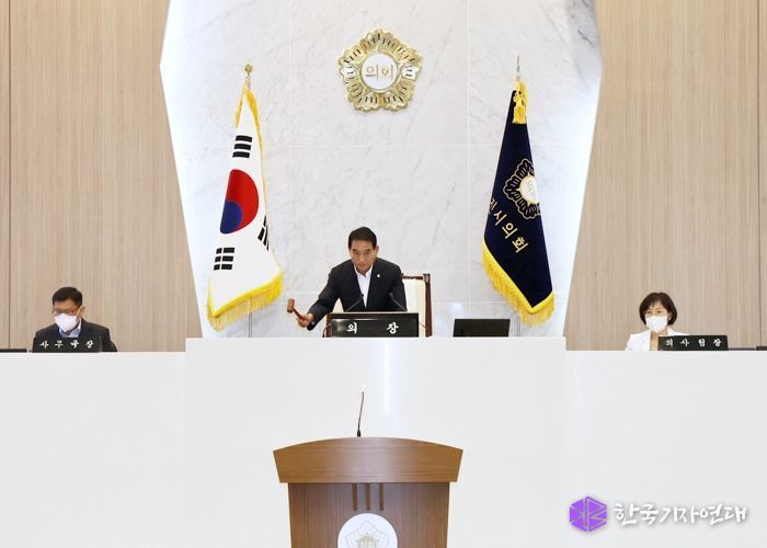 당진시의회, 제96회 임시회 폐회…전자투표시스템 도입