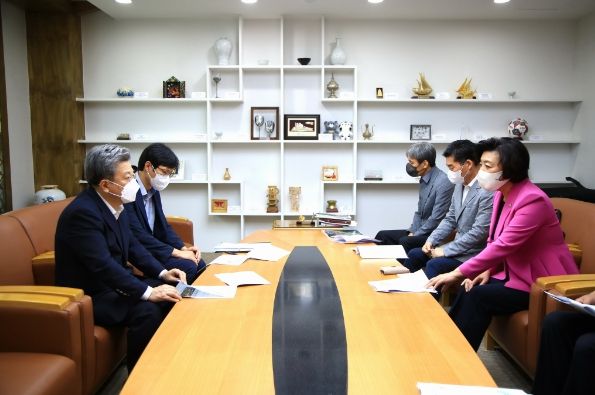 신계용 과천시장 이원재 국토부 제1차관 면담