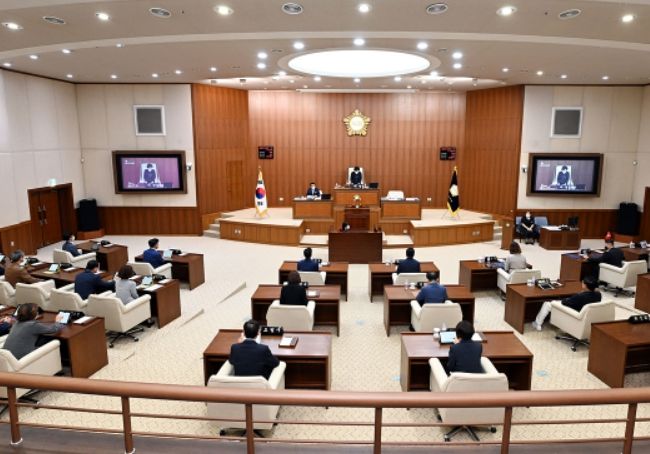 의정부시의회, 제317회 임시회 개회