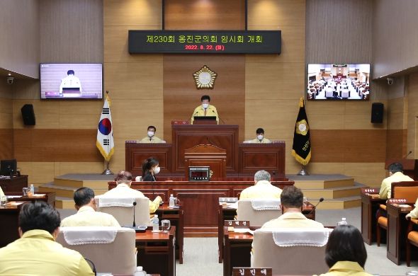 옹진군의회, 제230회 임시회 개회
