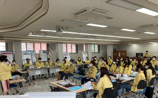 광명교육지원청, 2022년 을지연습 일일상황보고