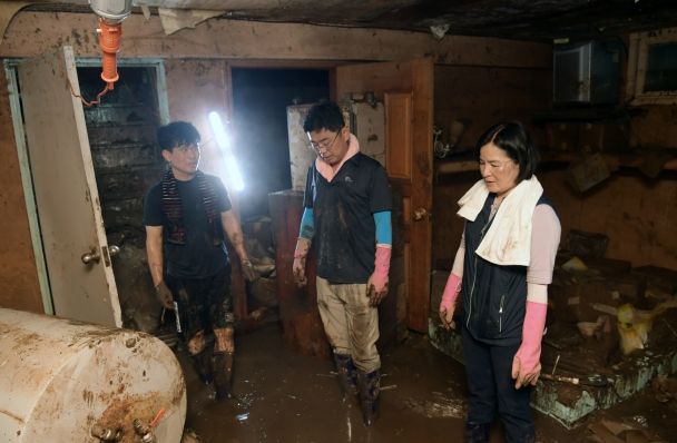 양평군의회, 수해 복구현장 봉사활동