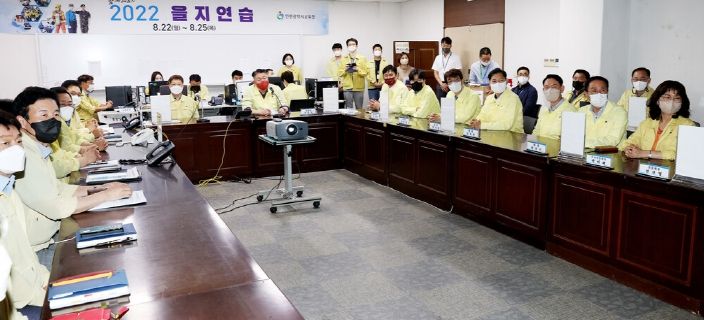 인천시의회 교육위원회, 을지연습 훈련 직원 격려