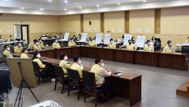 평택시의회, 2022년도 을지연습 관계자 격려 방문