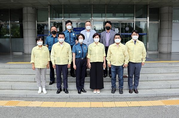 안양시의회, 2022년 을지연습 참가기관 방문격려