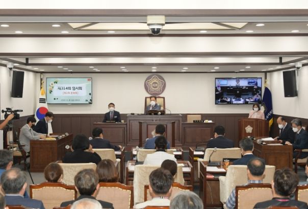 제314회 동두천시의회 임시회 개회