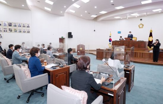 하남시의회 제314회 제1차 본회의(사진_하남시의회 제공).