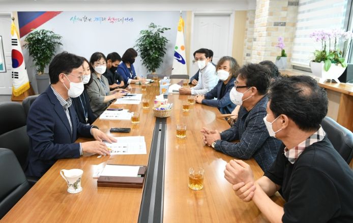 이민근 안산시장, (사)한국예총 안산지회 임원들과 첫 상견례