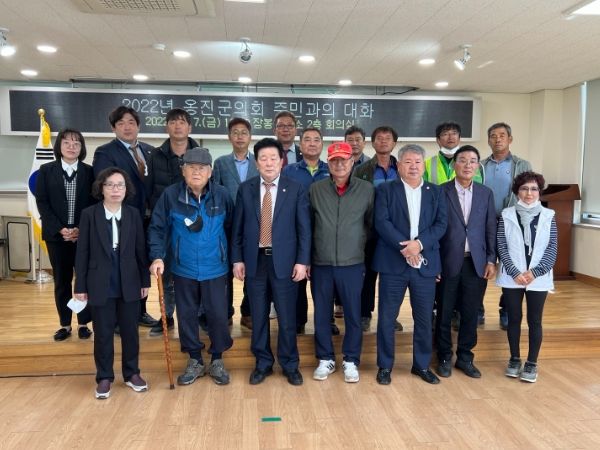 2022년 옹진군의회 의원 북도면 도서방문
