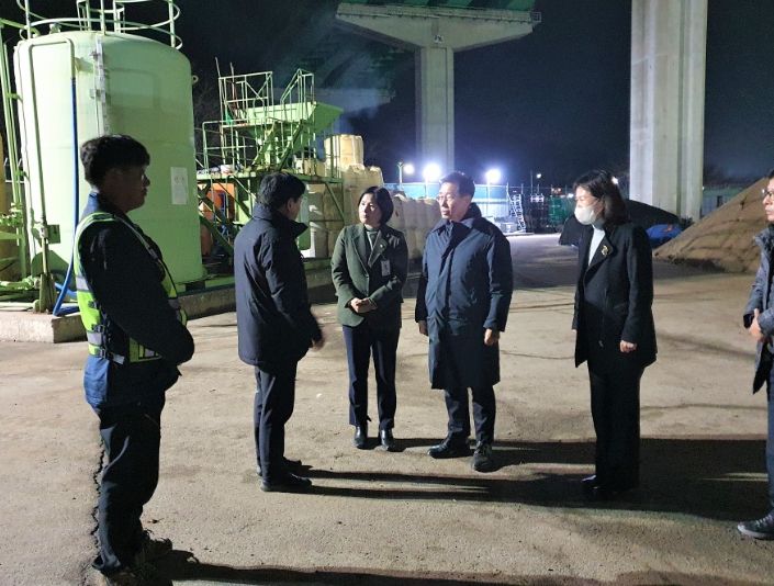 전진선 양평군수, 양평중앙제설기지 방문해 제설 현황 점검