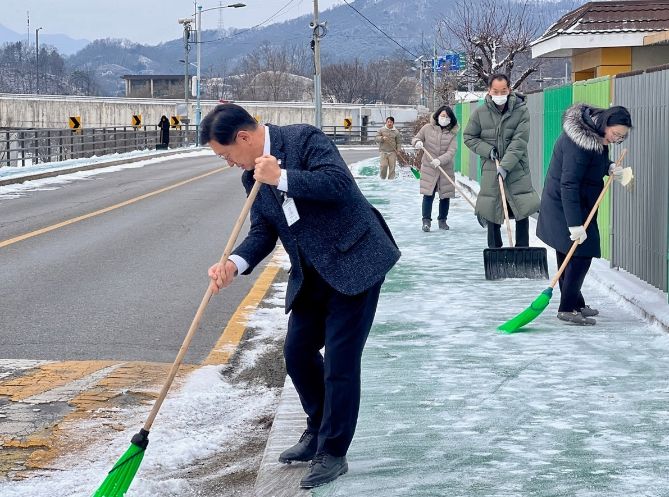 전진선 양평군수,‘내 집 앞 눈치우기’동참 당부