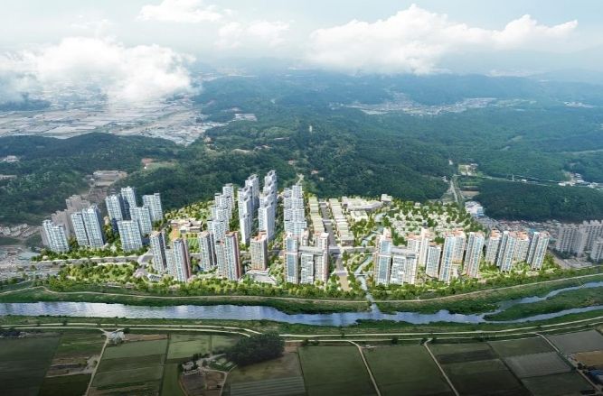 파주시 미군반환 공여구역 개발사업 조감도