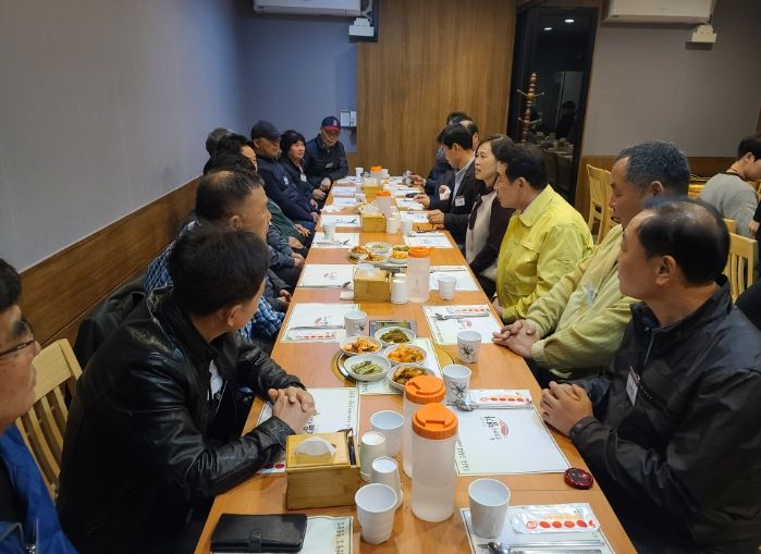 백영현 포천시장, 선단동 통장협의회와 '공감·소통 오찬 간담회' 실시