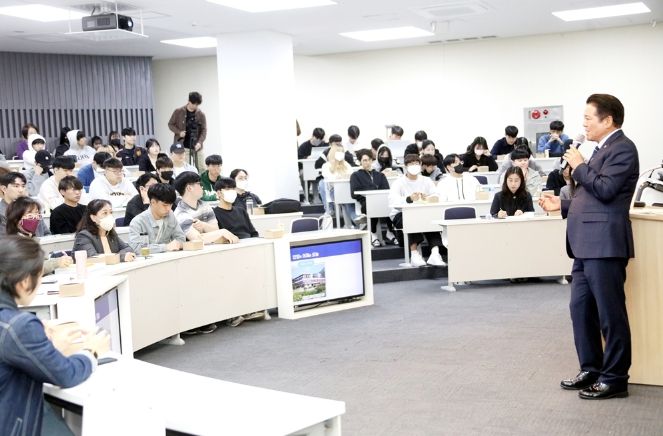 최대호 시장, ‘청년이 행복한 안양’주제로 대림대 안양학 특강
