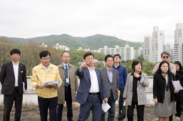 신상진 성남시장, 부지 활용 방안 “현장에 답 있다”