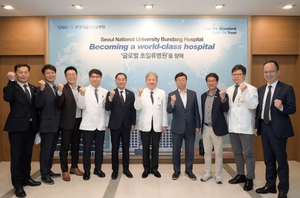 신상진 성남시장–프레드 정 풀러턴시장, 분당서울대병원 방문