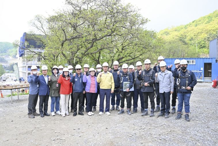 백영현 포천시장, 대형공사장 안전관리 상황 점검