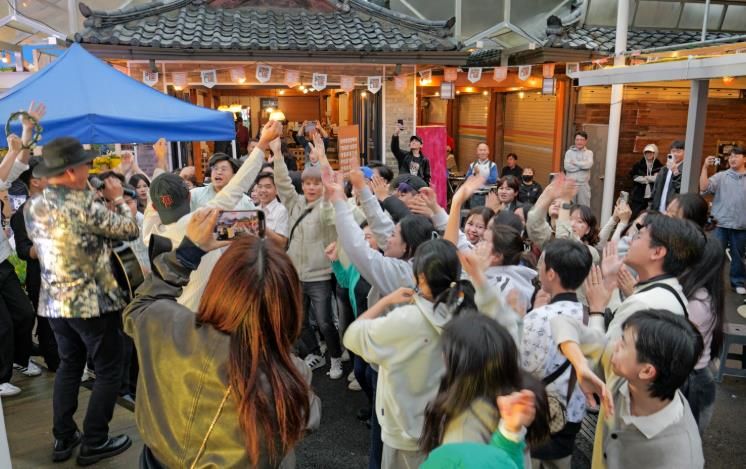 강진 불금불파 행사 모습.