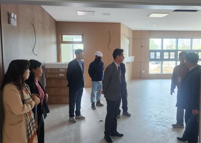 여주교육지원청, 여주 관내 초등학교 교장단과 함께 여주초 신설대체 이전 현장 점검