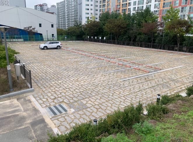 울주군국민체육센터 후면 주차장 조성 및 시범운영 실시