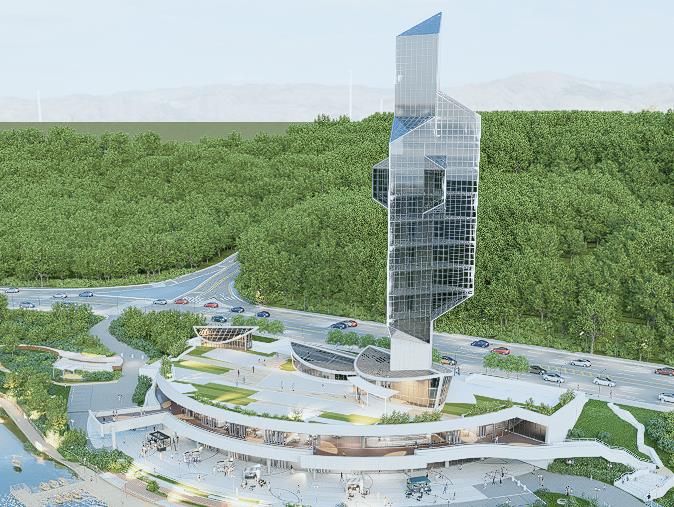 명암광망탑 리모델링 조감도