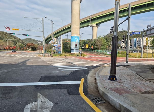 영종역 입구 진입로 개선