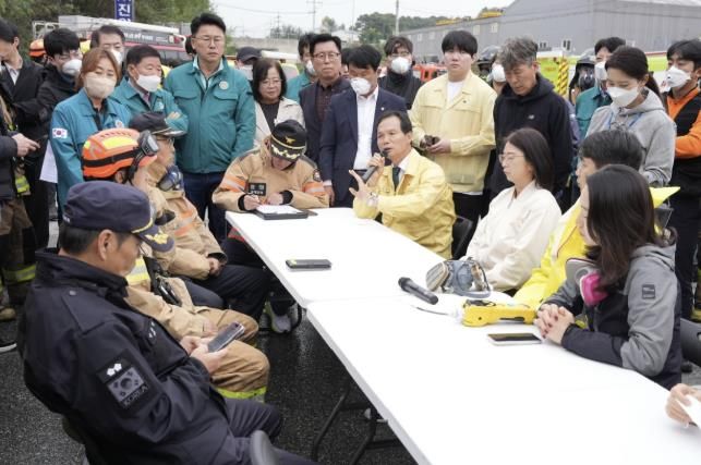 음성군, 대소면 화학사고 수습 국면