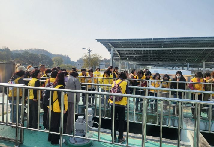 대한적십자사 흥덕구협의회 지북정수장 견학