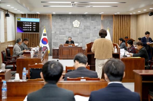 영광군의회, 제33회 의원간담회 개최