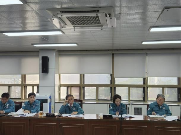 겨울철 자연재난 상황판단 회의 사진