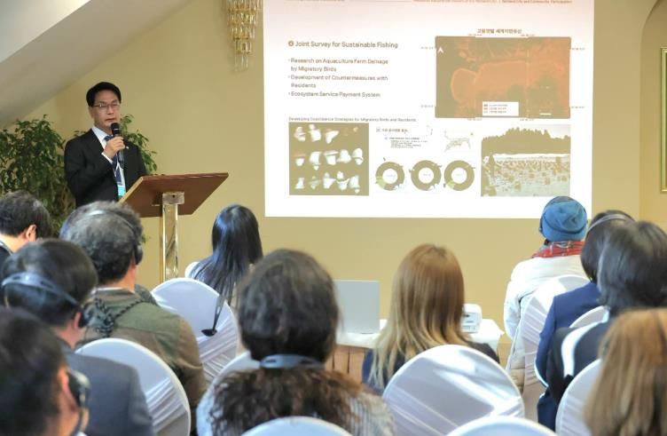 심덕섭 고창군수, 헝가리 람사르습지도시 시장단 회의 발표